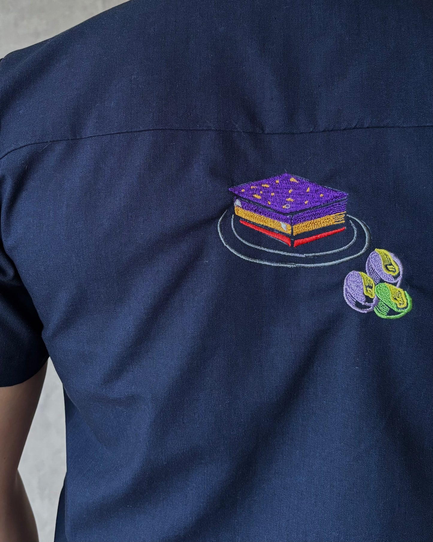 Afternoon Treat Polo in Navy Blue
