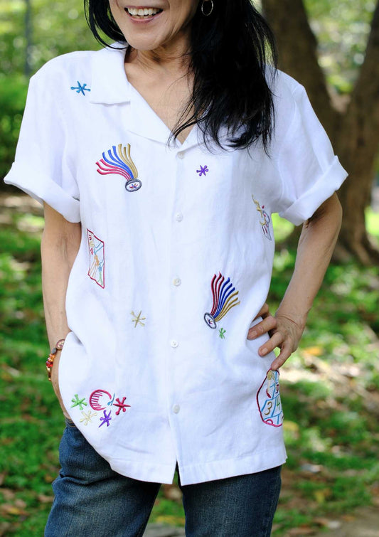 Afternoon Play Polo in off white